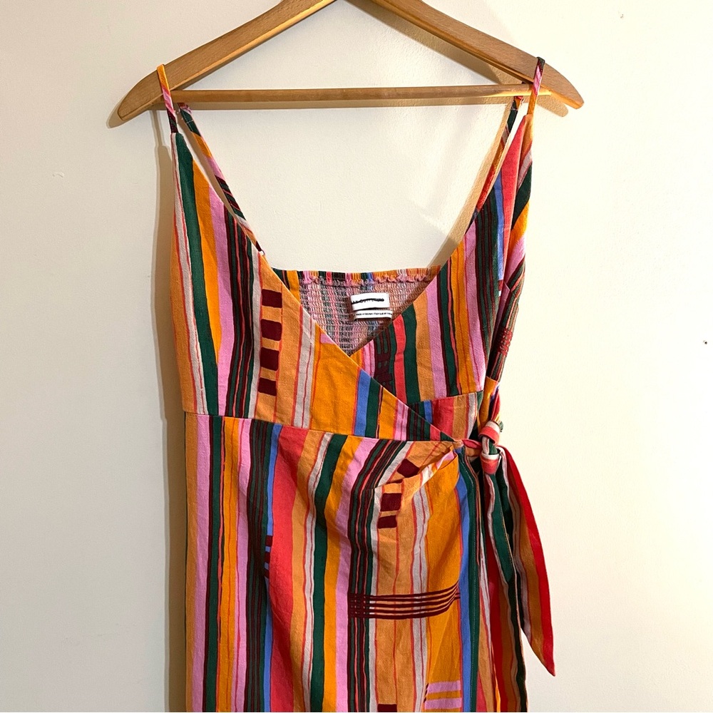 Urban Outfitters Flashing Lights Midi Wrap Dress - Picture 6 of 11